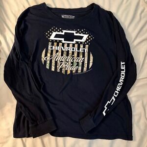 Realtree Chevrolet T-Shirt Mens 2XL Black American Pride